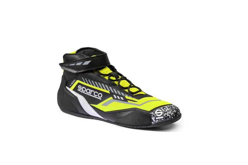 Sparco 2026 Kart Shoe Black Fluorescent Yellow