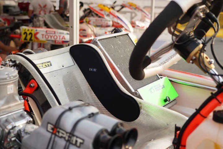 Exgel seat pad 17 for go-kart chair L-type